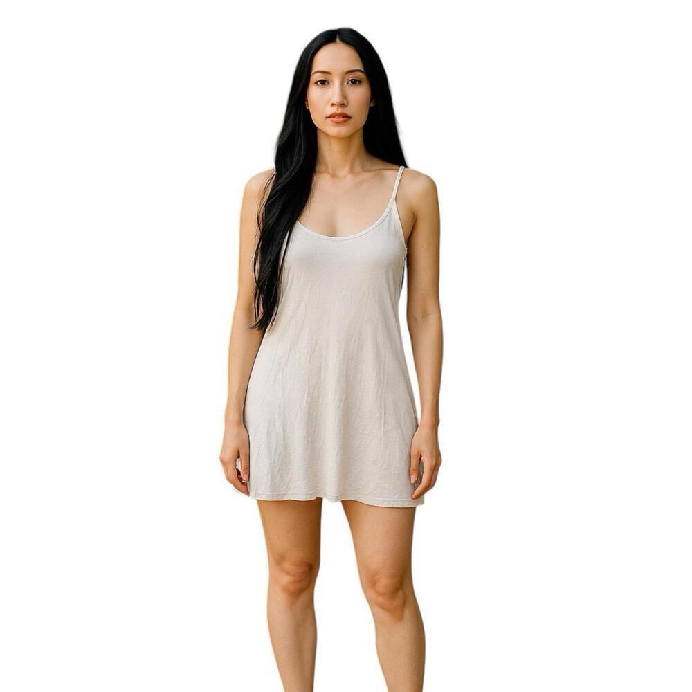 Kiki De Montparnasse White Modal Cami Slip Top Lingerie S